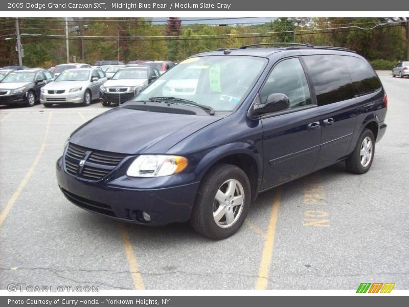 Midnight Blue Pearl / Medium Slate Gray 2005 Dodge Grand Caravan SXT