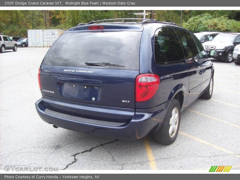 Midnight Blue Pearl / Medium Slate Gray 2005 Dodge Grand Caravan SXT