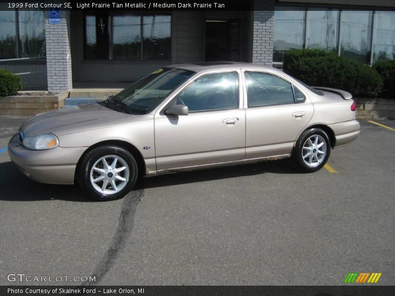 Light Prairie Tan Metallic / Medium Dark Prairie Tan 1999 Ford Contour SE
