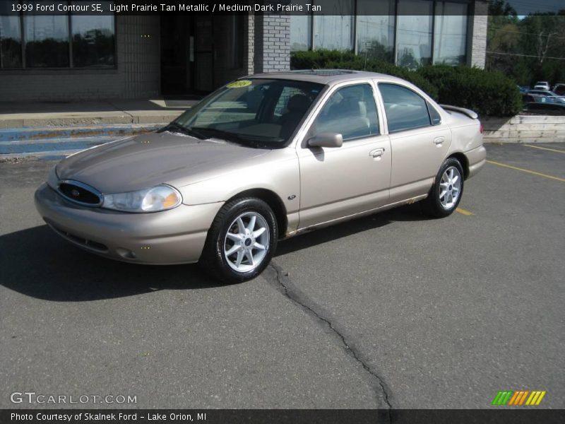 Light Prairie Tan Metallic / Medium Dark Prairie Tan 1999 Ford Contour SE
