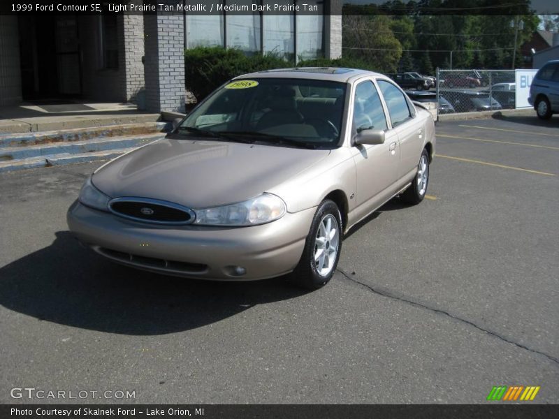 Light Prairie Tan Metallic / Medium Dark Prairie Tan 1999 Ford Contour SE