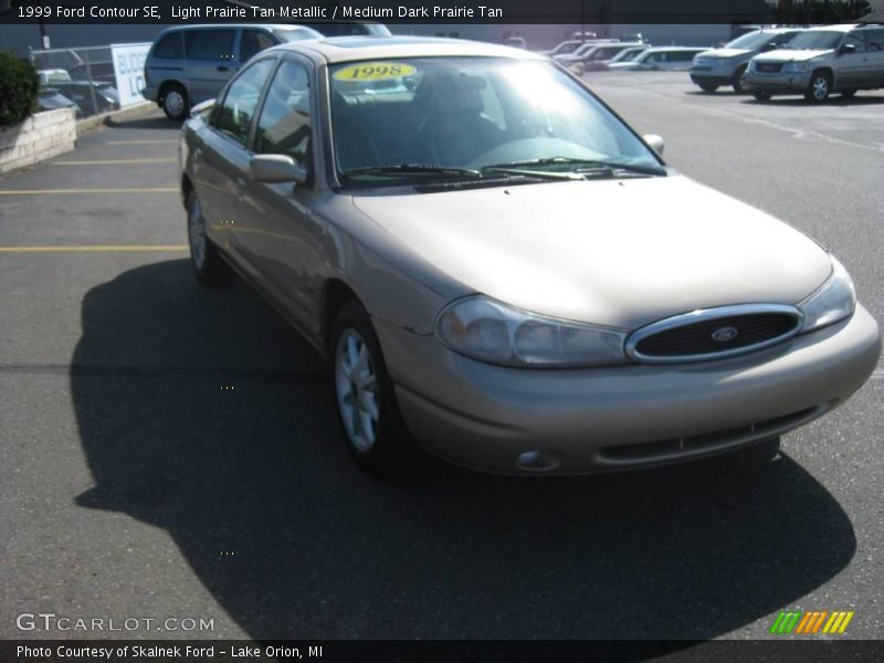 Light Prairie Tan Metallic / Medium Dark Prairie Tan 1999 Ford Contour SE
