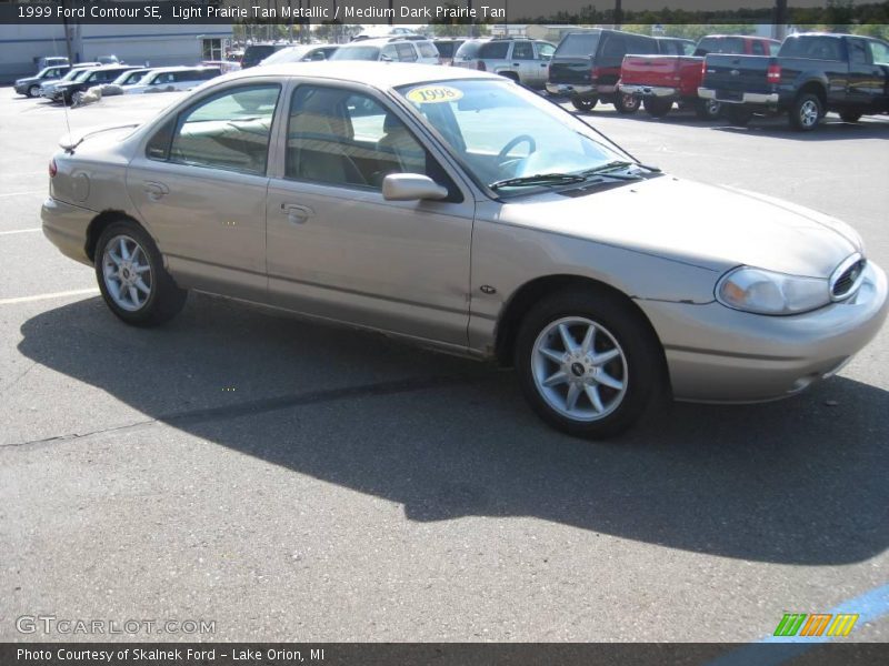 Light Prairie Tan Metallic / Medium Dark Prairie Tan 1999 Ford Contour SE