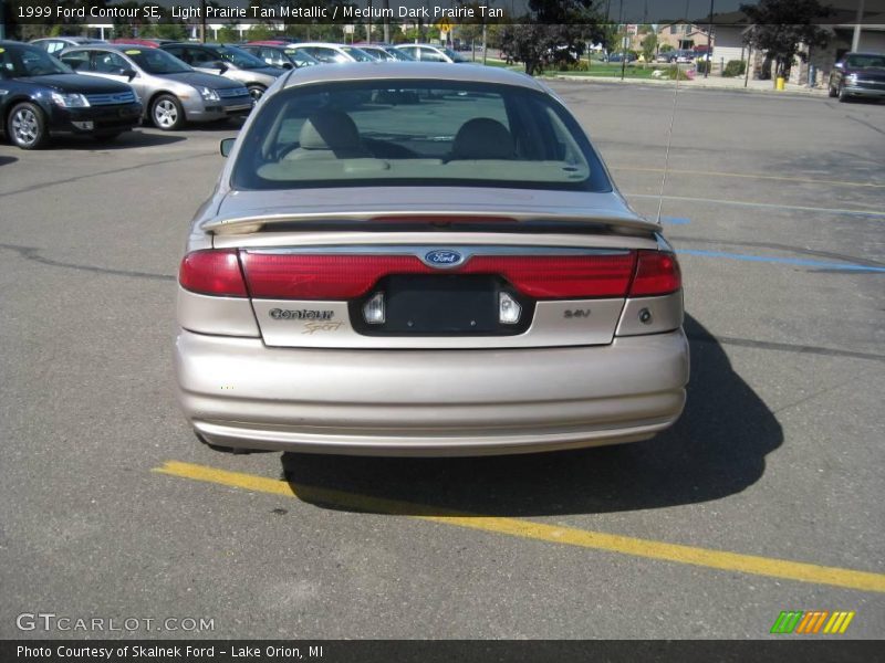 Light Prairie Tan Metallic / Medium Dark Prairie Tan 1999 Ford Contour SE