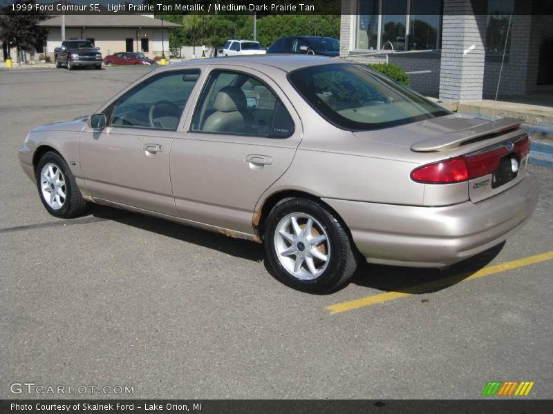 Light Prairie Tan Metallic / Medium Dark Prairie Tan 1999 Ford Contour SE