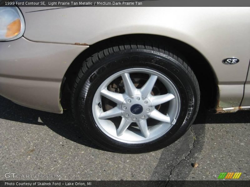 Light Prairie Tan Metallic / Medium Dark Prairie Tan 1999 Ford Contour SE