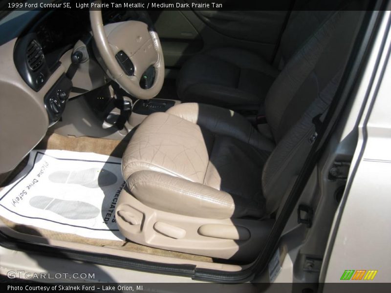 Light Prairie Tan Metallic / Medium Dark Prairie Tan 1999 Ford Contour SE