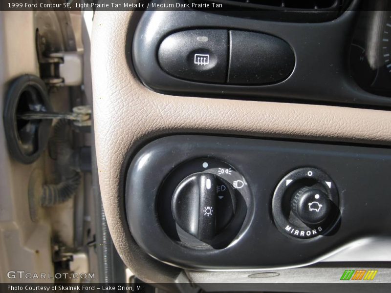 Light Prairie Tan Metallic / Medium Dark Prairie Tan 1999 Ford Contour SE