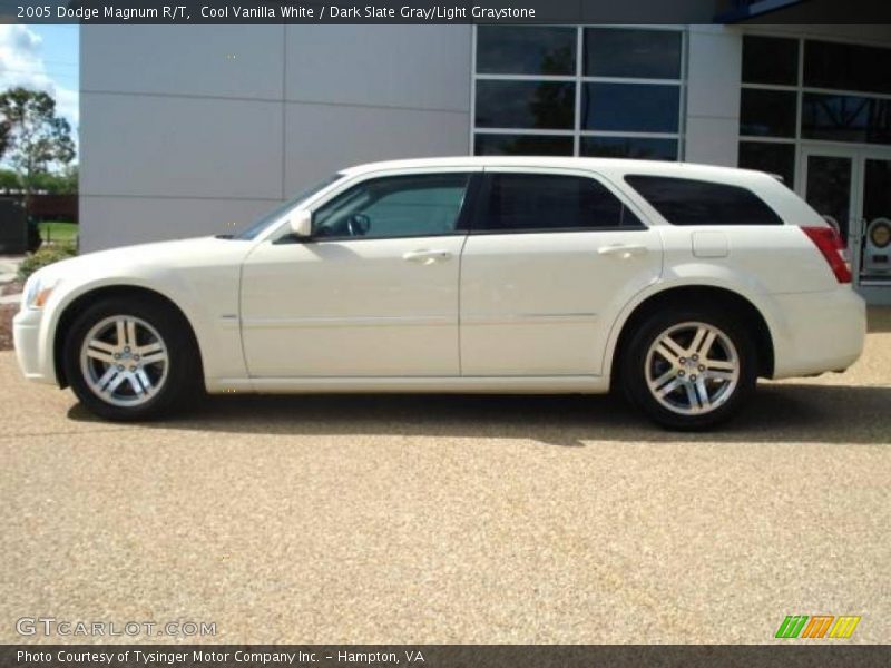 Cool Vanilla White / Dark Slate Gray/Light Graystone 2005 Dodge Magnum R/T