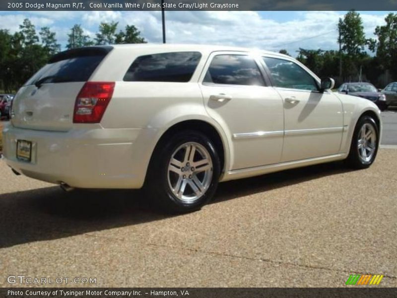 Cool Vanilla White / Dark Slate Gray/Light Graystone 2005 Dodge Magnum R/T
