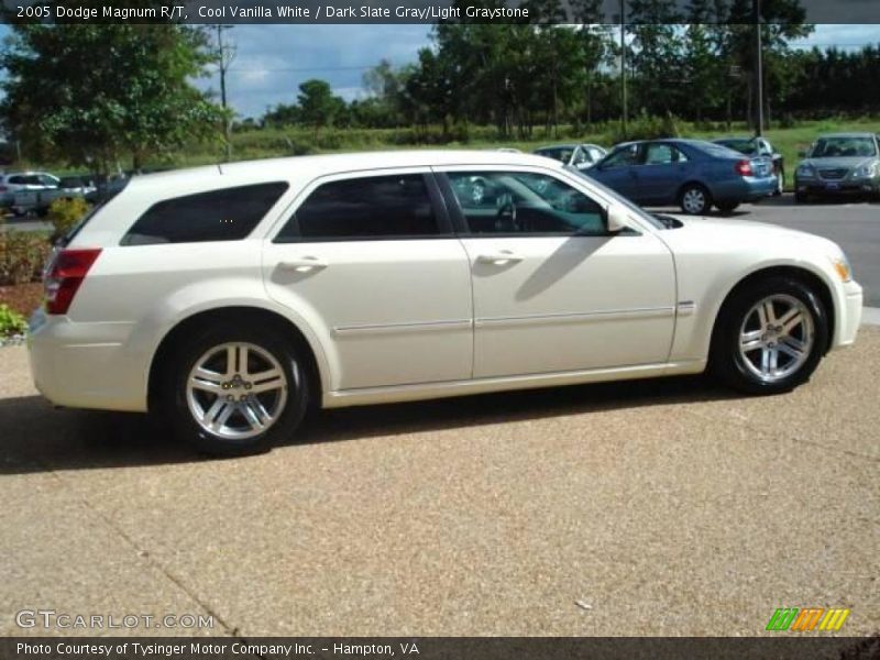 Cool Vanilla White / Dark Slate Gray/Light Graystone 2005 Dodge Magnum R/T