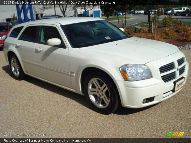 Cool Vanilla White / Dark Slate Gray/Light Graystone 2005 Dodge Magnum R/T