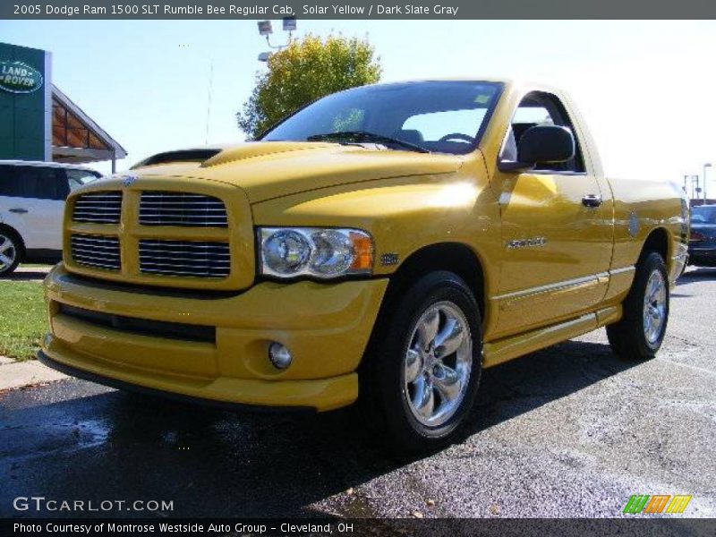Solar Yellow / Dark Slate Gray 2005 Dodge Ram 1500 SLT Rumble Bee Regular Cab