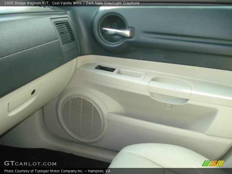 Cool Vanilla White / Dark Slate Gray/Light Graystone 2005 Dodge Magnum R/T