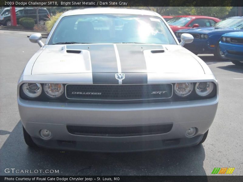 Bright Silver Metallic / Dark Slate Gray 2009 Dodge Challenger SRT8