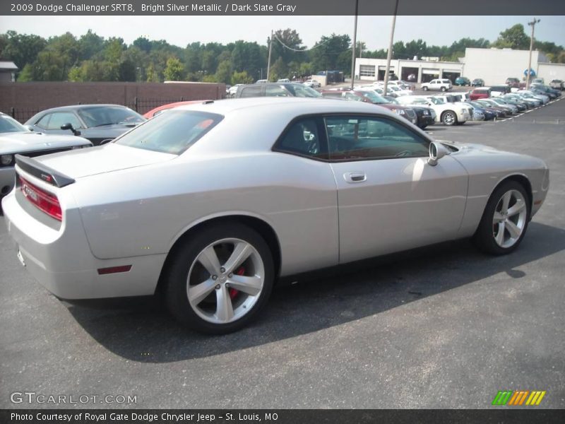 Bright Silver Metallic / Dark Slate Gray 2009 Dodge Challenger SRT8