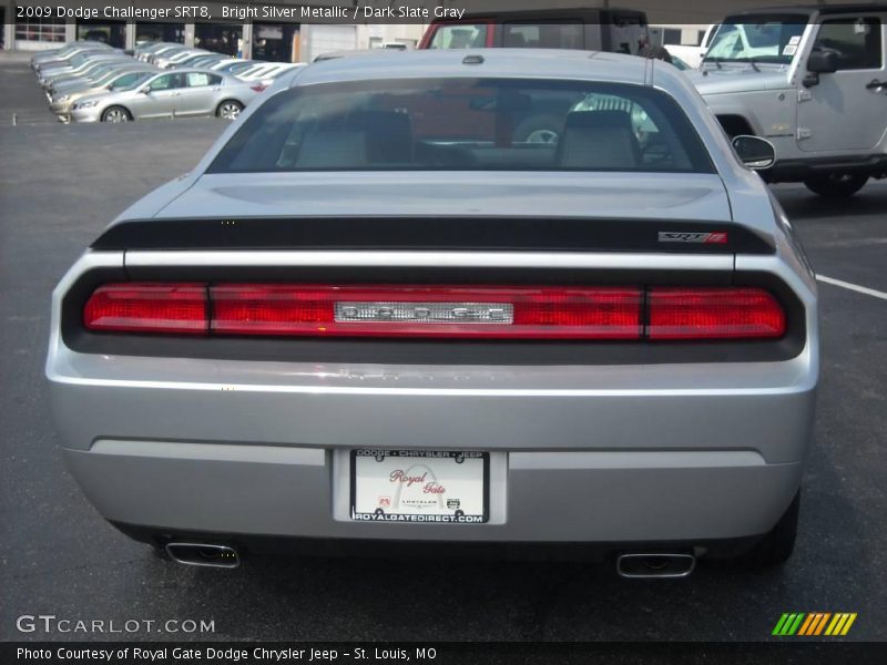 Bright Silver Metallic / Dark Slate Gray 2009 Dodge Challenger SRT8