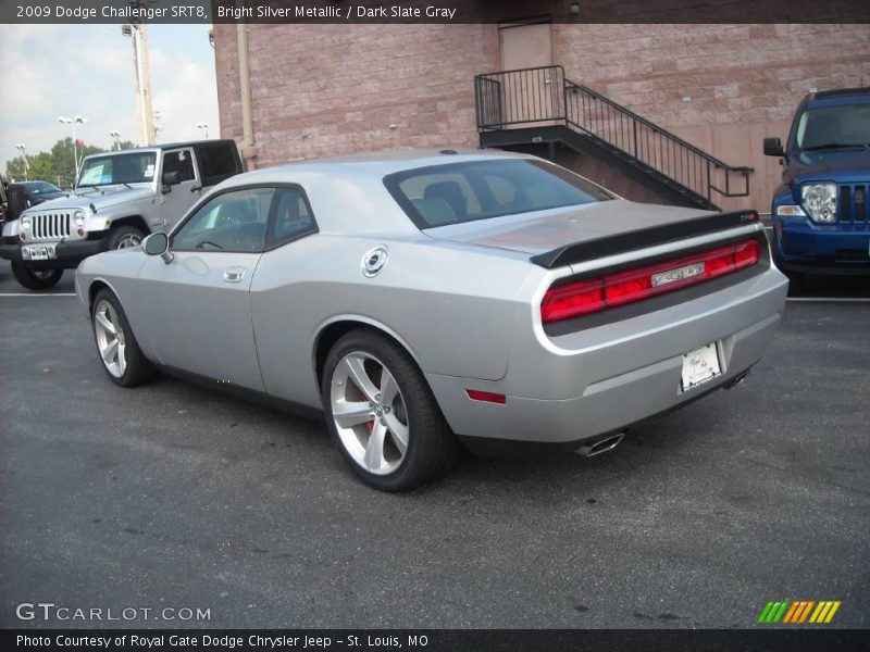 Bright Silver Metallic / Dark Slate Gray 2009 Dodge Challenger SRT8