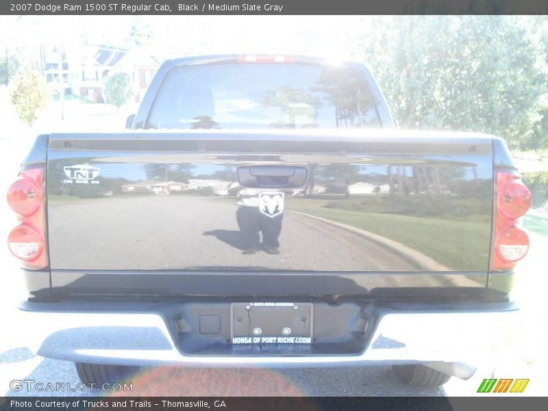 Black / Medium Slate Gray 2007 Dodge Ram 1500 ST Regular Cab