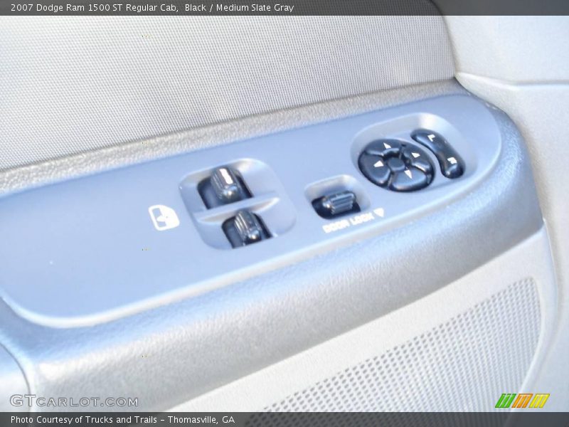 Black / Medium Slate Gray 2007 Dodge Ram 1500 ST Regular Cab