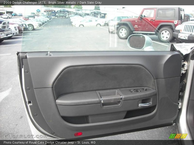 Bright Silver Metallic / Dark Slate Gray 2009 Dodge Challenger SRT8