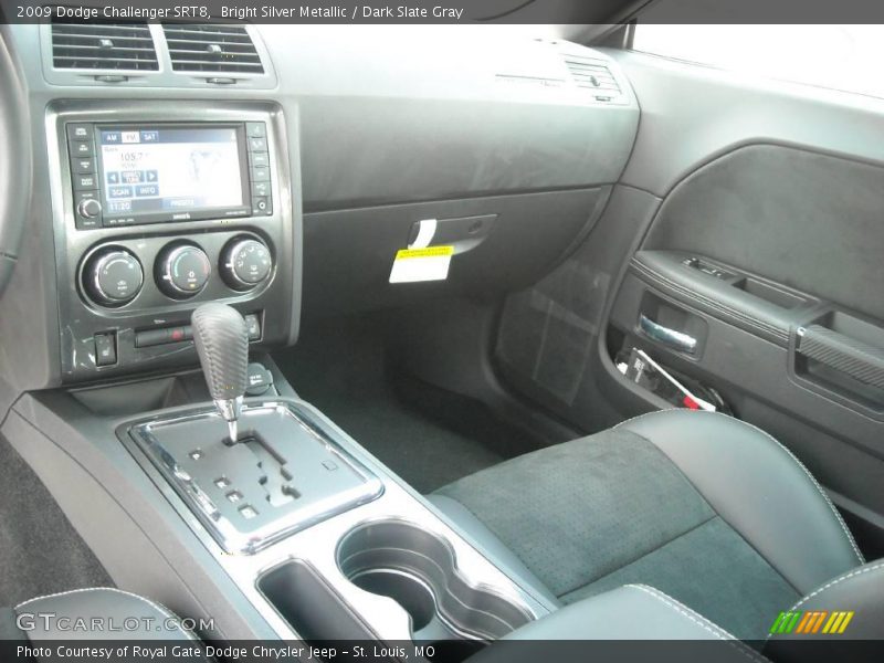 Bright Silver Metallic / Dark Slate Gray 2009 Dodge Challenger SRT8