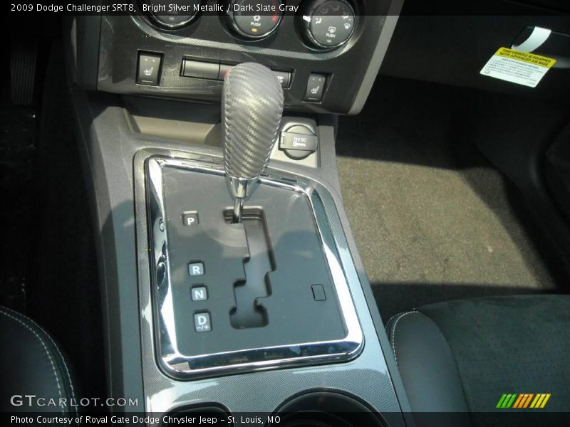 Bright Silver Metallic / Dark Slate Gray 2009 Dodge Challenger SRT8