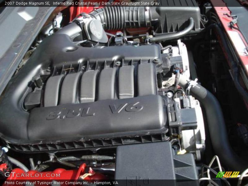 Inferno Red Crystal Pearl / Dark Slate Gray/Light Slate Gray 2007 Dodge Magnum SE