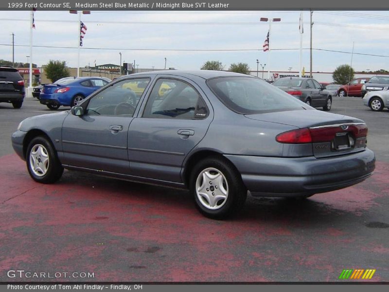 Medium Steel Blue Metallic / Midnight Blue SVT Leather 1999 Ford Contour SE