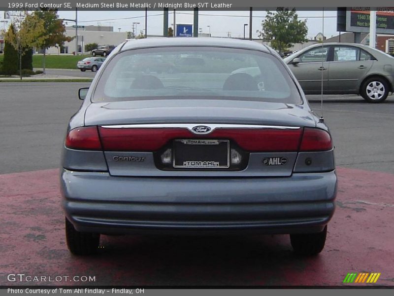 Medium Steel Blue Metallic / Midnight Blue SVT Leather 1999 Ford Contour SE