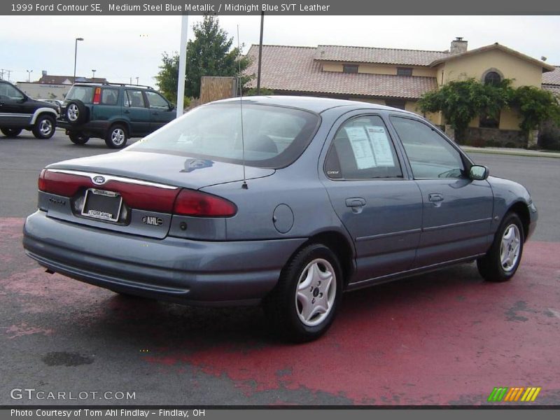Medium Steel Blue Metallic / Midnight Blue SVT Leather 1999 Ford Contour SE