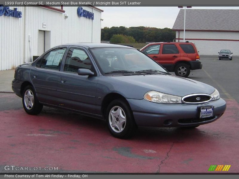 Medium Steel Blue Metallic / Midnight Blue SVT Leather 1999 Ford Contour SE