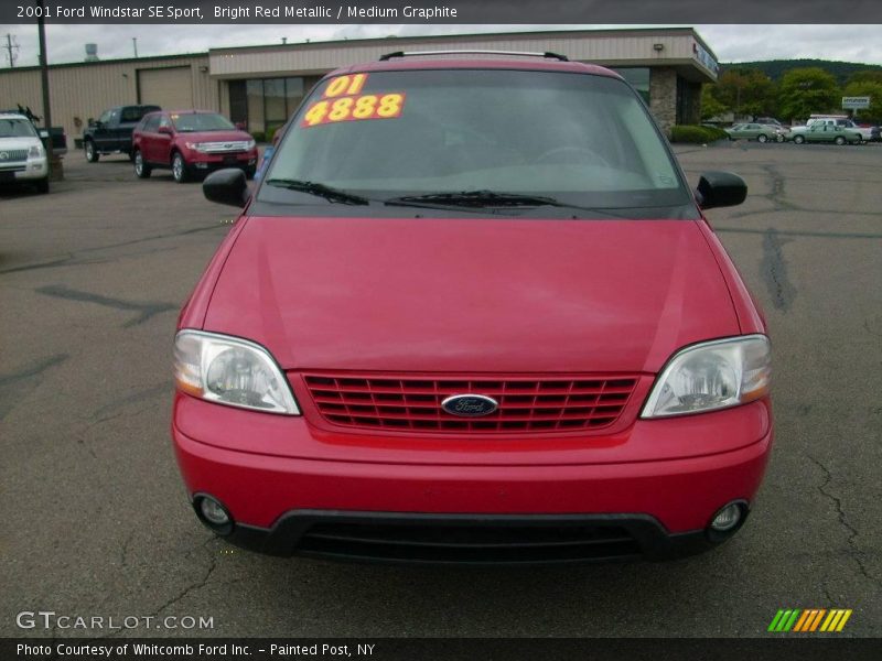 Bright Red Metallic / Medium Graphite 2001 Ford Windstar SE Sport