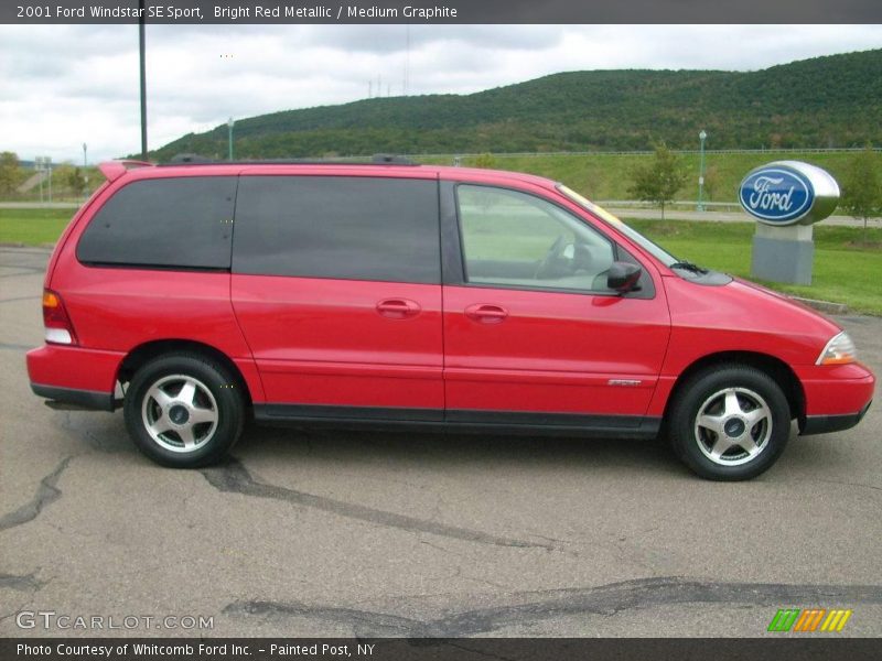 Bright Red Metallic / Medium Graphite 2001 Ford Windstar SE Sport
