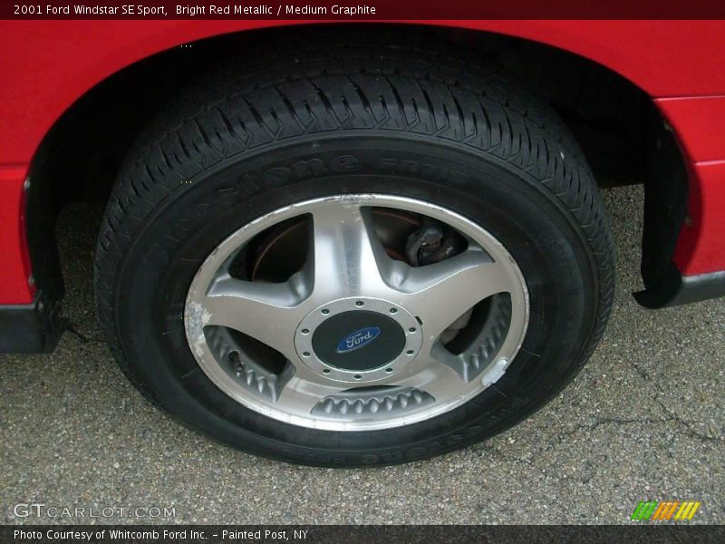 Bright Red Metallic / Medium Graphite 2001 Ford Windstar SE Sport
