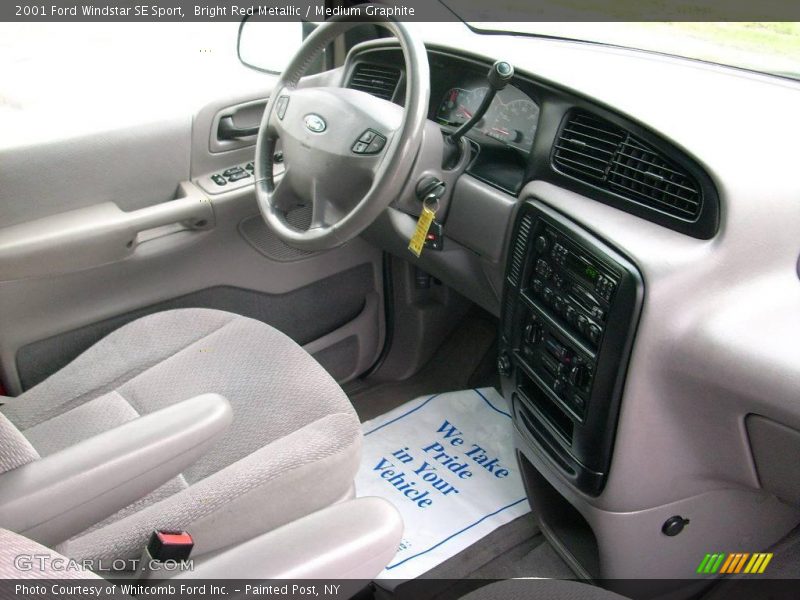 Bright Red Metallic / Medium Graphite 2001 Ford Windstar SE Sport