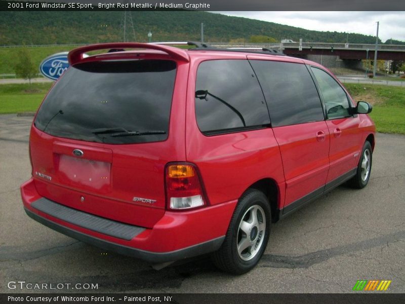 Bright Red Metallic / Medium Graphite 2001 Ford Windstar SE Sport