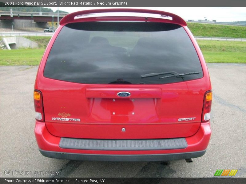 Bright Red Metallic / Medium Graphite 2001 Ford Windstar SE Sport