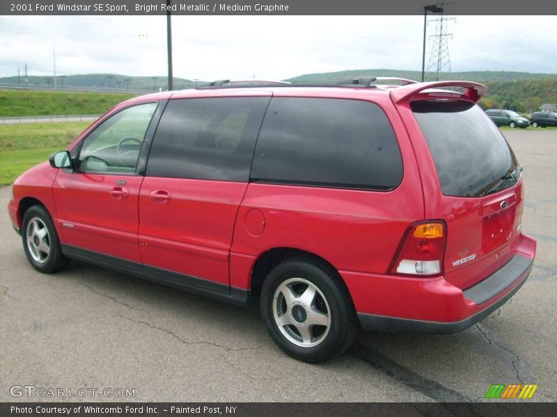 Bright Red Metallic / Medium Graphite 2001 Ford Windstar SE Sport