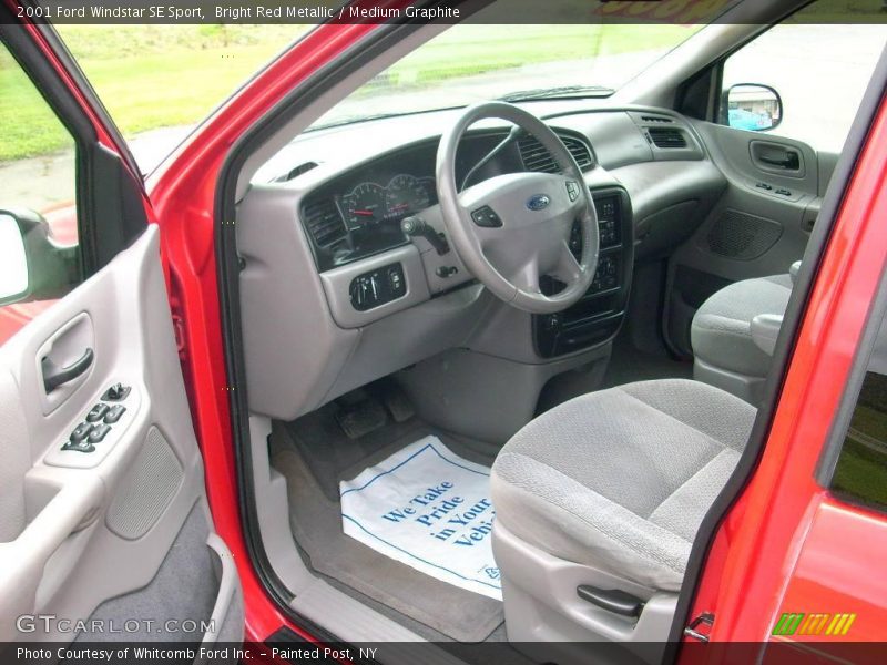 Bright Red Metallic / Medium Graphite 2001 Ford Windstar SE Sport