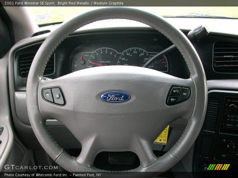 Bright Red Metallic / Medium Graphite 2001 Ford Windstar SE Sport