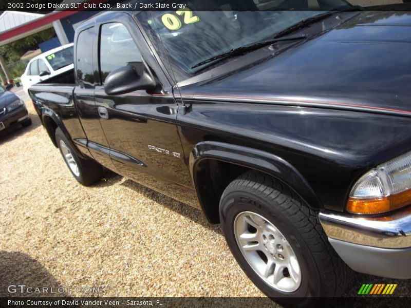 Black / Dark Slate Gray 2002 Dodge Dakota SLT Club Cab