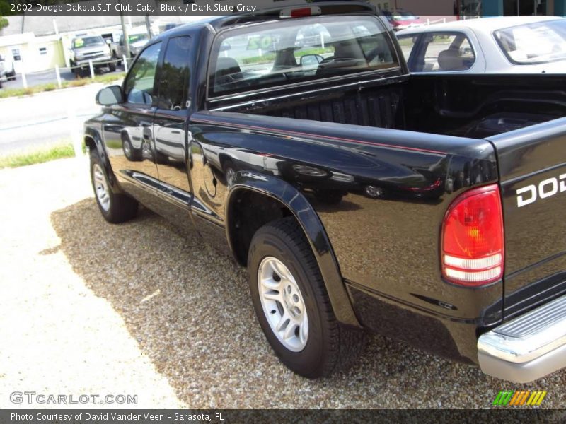 Black / Dark Slate Gray 2002 Dodge Dakota SLT Club Cab