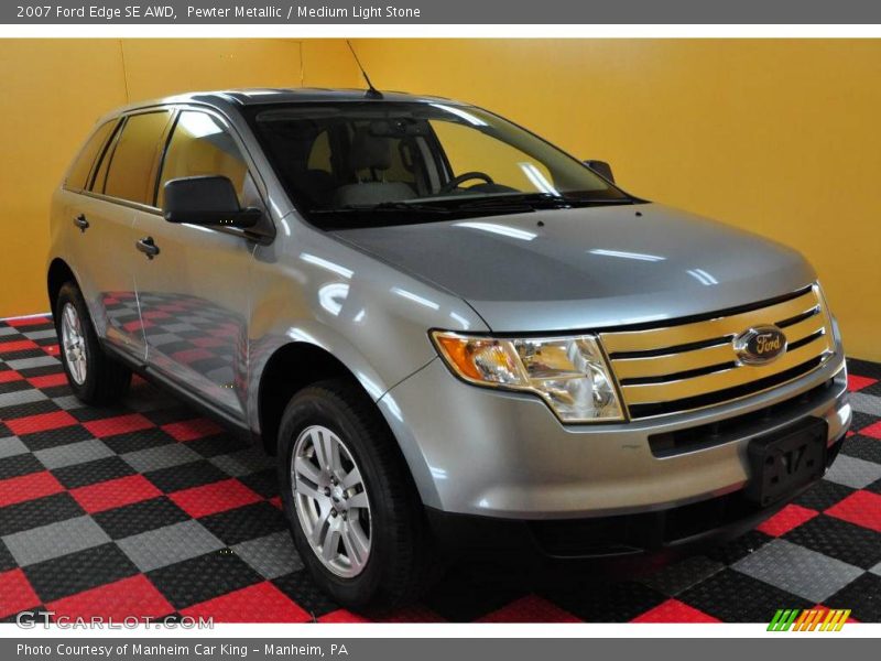 Pewter Metallic / Medium Light Stone 2007 Ford Edge SE AWD