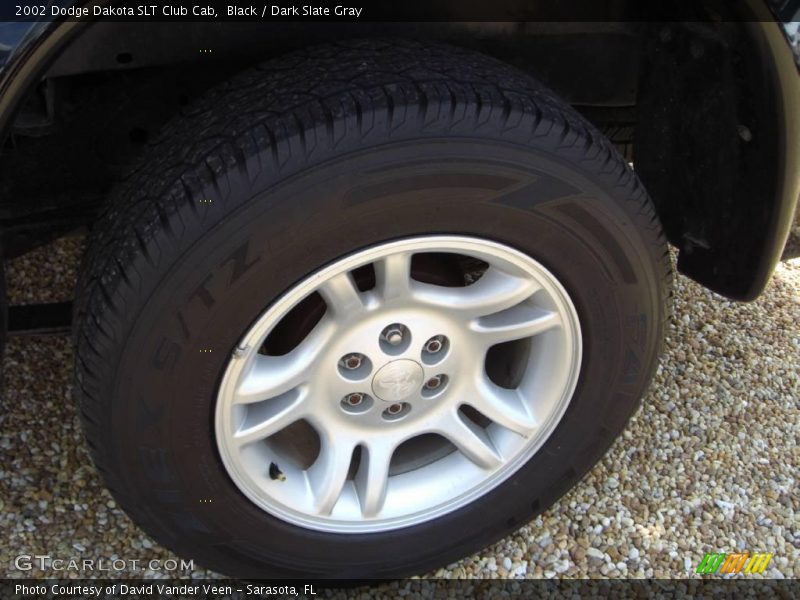 Black / Dark Slate Gray 2002 Dodge Dakota SLT Club Cab