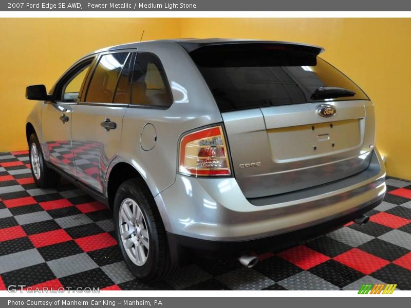Pewter Metallic / Medium Light Stone 2007 Ford Edge SE AWD
