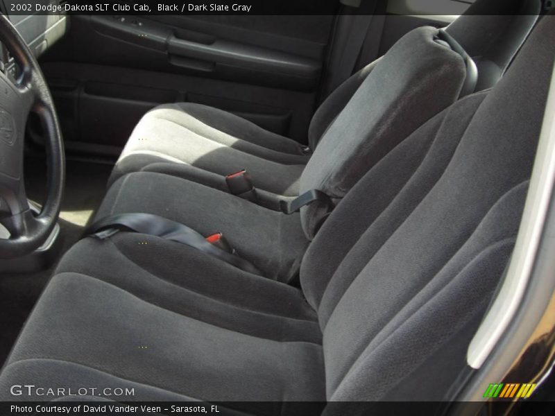 Black / Dark Slate Gray 2002 Dodge Dakota SLT Club Cab