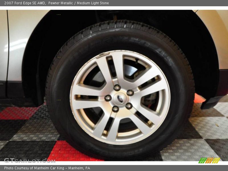 Pewter Metallic / Medium Light Stone 2007 Ford Edge SE AWD