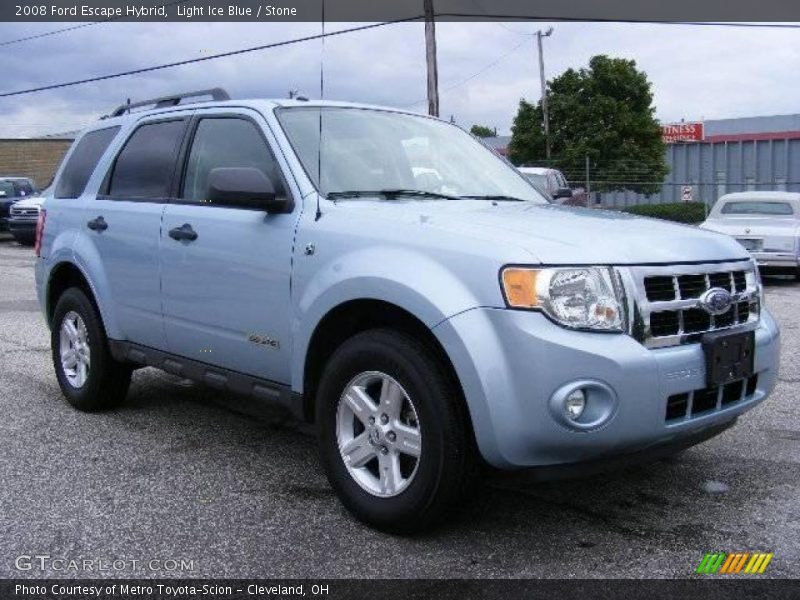 Light Ice Blue / Stone 2008 Ford Escape Hybrid
