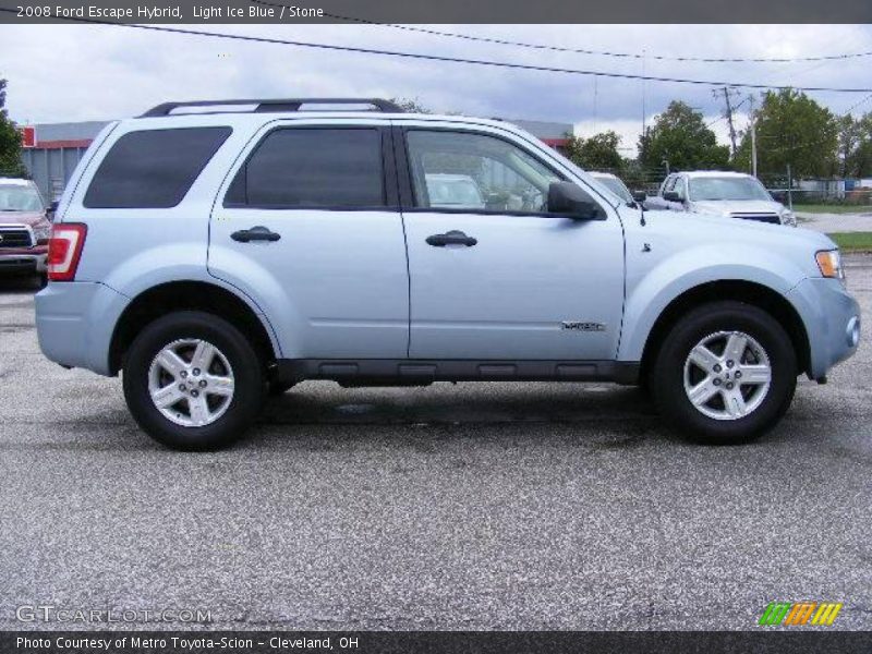 Light Ice Blue / Stone 2008 Ford Escape Hybrid